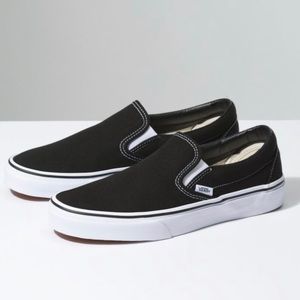 Black & White slip on Vans